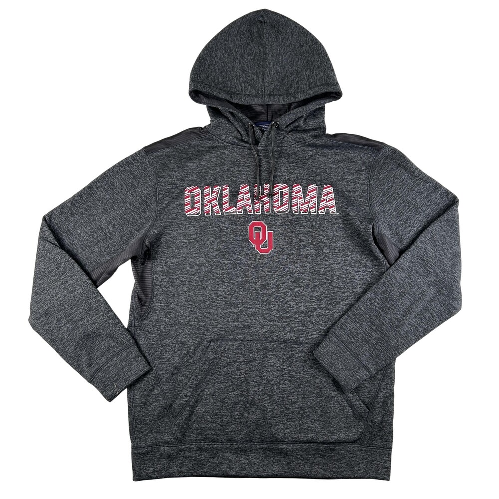 Oklahoma Sooners Hoodie Sweatshirt Mens Medium NCAA Football Campus Heritage